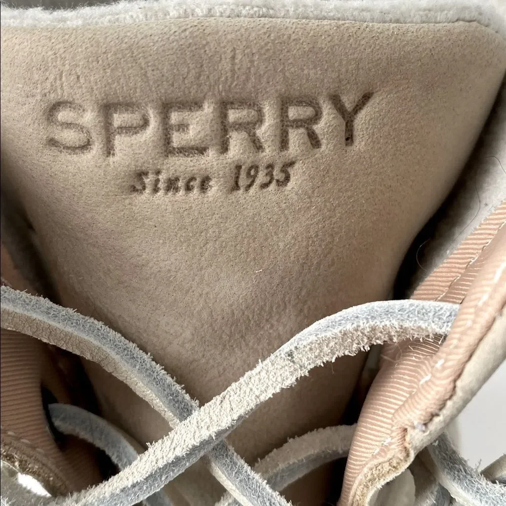 Sperry Topsider Women's Saltwater Heel Leather Rain Duck Boot Sz 9 NWOT